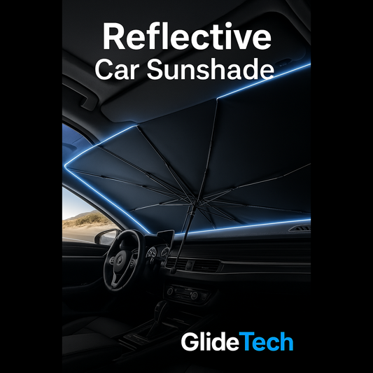 GlideTech Foldable Reflective Car Visor